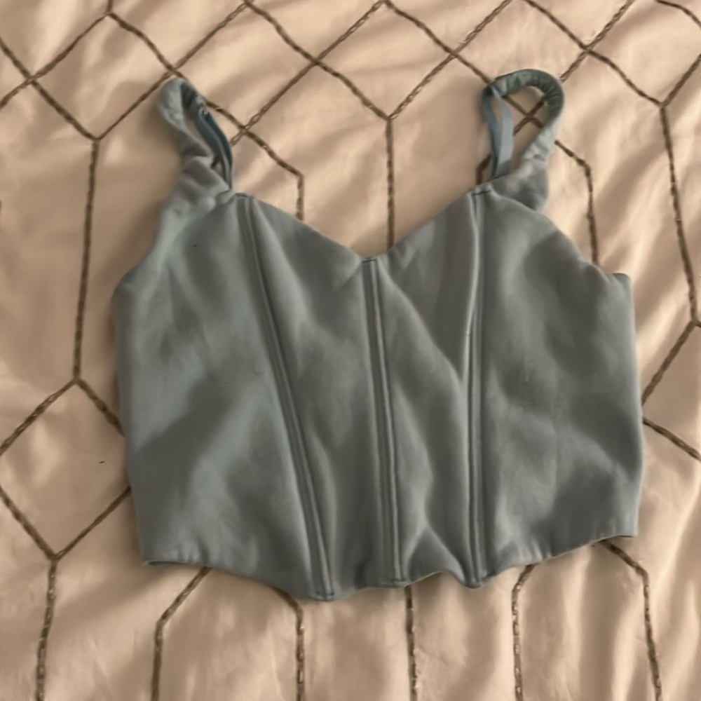 Gilly hicks corset tank top